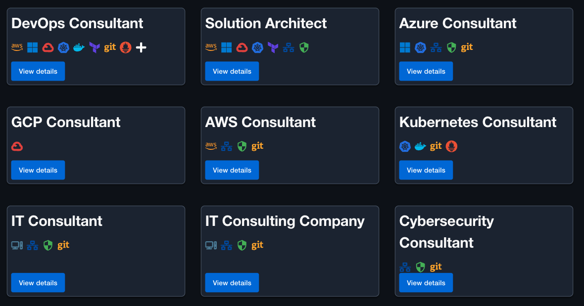 Consultant grid